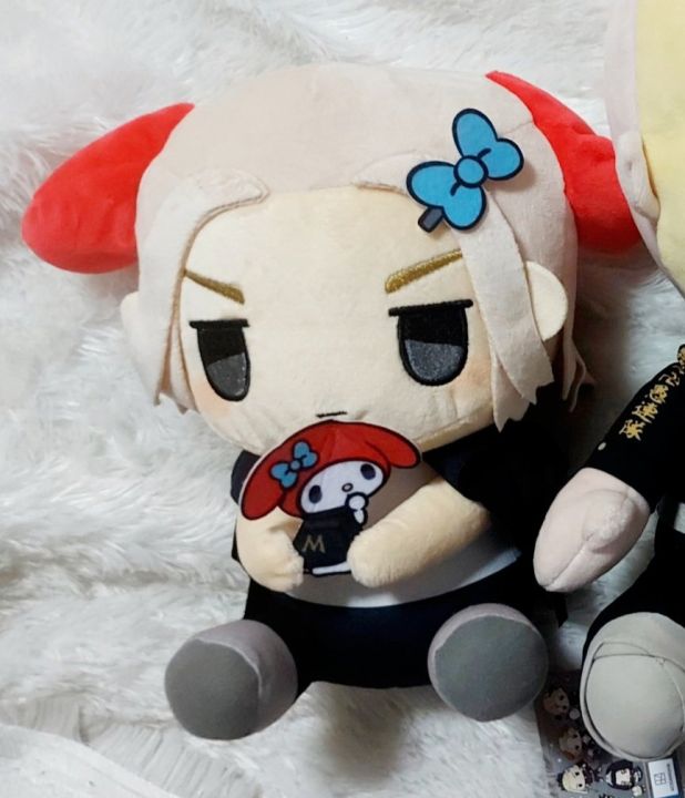 Coussin Géant Réversible Tokyo Revengers X Sanrio - Doraken & Mikey - FuRyu