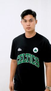 Otsky X 420Father Kaos Pria Celtics Black Cotton 24s