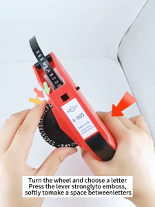 100% Original Motex 5500B เครื่องเขียนฉลาก / เทปเขียน DIY / เทปเติม 9 มม. 12 มม. เทปเขียน โมเท็กซ์ / เครื่องทําแบบนูน Label Printer