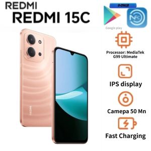 Redmi | 2026 Redmi 15C Global Edition smartphone 6.9-inch large display NFC 50-megapixel camera 6000mAh battery 8GB + 256GB