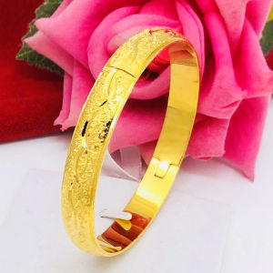 Bridal Solid Bracelet with Starry Sky Design