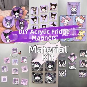 XYBP | Magnetic DIY Sticker Materials Transparent Cube