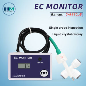 HM ตัวทดสอบคุณภาพน้ำดิจิตอล Tds/ec Meter Us/PPM ทดสอบน้ำหน้าจอตรวจสอบไหลเข้าออนไลน์สำหรับห้องปฏิบัติการน้ำประปา