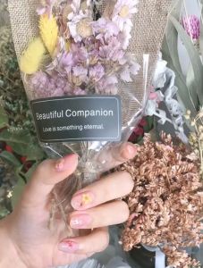 1 Set 3D Dried Flower Nail Art: Aksesori Manikur yang Indah