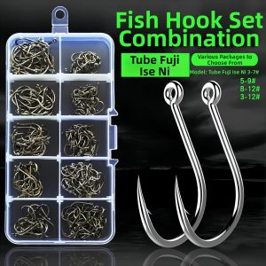 KNOLIEV | Double Barb Iseni Fishing Hooks 3-12 Number Set