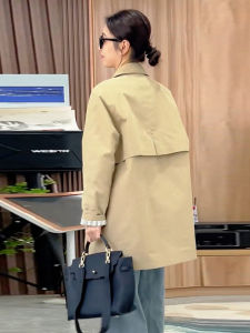 Áo Khoác Trench Coat Phong Cách Anh Quốc Dành Cho Phụ Nữ Size Nhỏ
