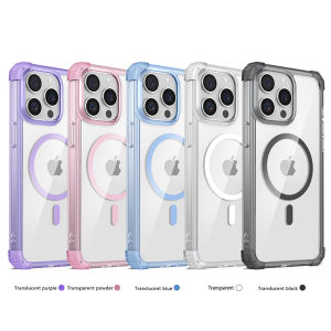 Magnetic Case For Samsung Galaxy S25 / S25+ / S25 Ultra Compatible with MagSafe Drop Protection Transparent Case