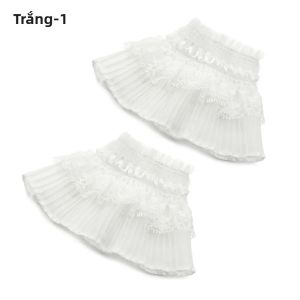 1 Đôi Tay Áo Dài Xòe Phong Cách Xuân Thu Cho Nữ Có Thể Tháo Rời Ren Tay Áo Giả Thời Trang Bao Tay Áo Len Trang Trí