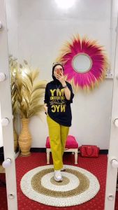 Setelan Kaos Wanita Model MYC Terbaru by nabil ld.110. max BB.75 KG.