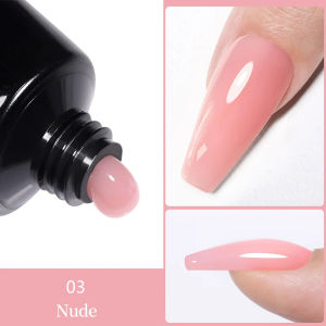 Quick Build Nail Lengthening Gel for Protecting and Strengthening Nails Perfect for Daily Nail Care - Easy to Use Toothpaste