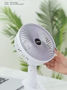 Mini Table Fan Portable Fan Desk Fan Clip Fan USB Rechargeable Wireless Circulator Cooling Fan Camping Travel Desktop Office Use