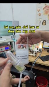 Máy hút mũi cho bé kéo tay thế hệ mới KidsWorld chất liệu nhựa nguyên sinh lực hút mạnh an toàn cho bé