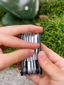 Kunci Set Lipat 16 In 1 Shok Obeng / Kunci Set Sepeda 16 In 1 Multifungsi Tools Kit /  kunci lipat