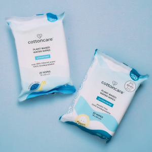 Cottoncare™ Organic Plant-Based Water Wipes Travel Pack Natural Non-Toxic Biodegradable Baby Unscented Infant set diapers Newborn Toddler Girl Boy Central