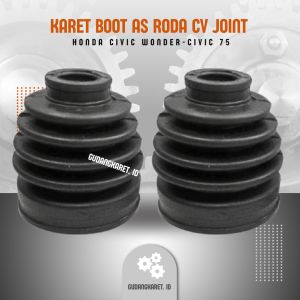 karet boot as roda cv joint bearing kokel honda civic wonder luar dalam sama