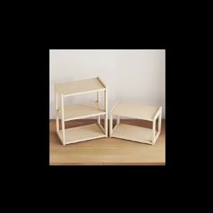 Desktop Wood Bookshelf Storage Rack
