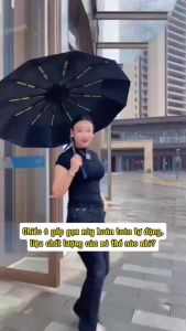 Ô Dù Gập Gọn Tự Động Cao Cấp 24 Nan – Thiết Kế Thời Trang Chống Lật Gió Nhẹ Gọn Sang Trọng