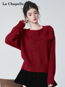 La Chapelle | Soft and Warm Red Sweater For Women
