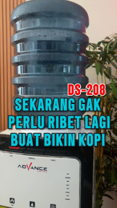 Advance Dispenser Air Minum Galon Atas Panas Dingin Hot and Cool 3 Kran - DS208 - FREE ONGKIR