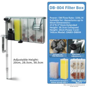 DABINGYANG | Aeration Circulation Filtration 3-in-1 Aquarium Filter