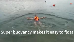 High Buoyancy Life Jacket Vest Outdoor Swimming Survival Suit Polyester Universal Adjustable Adult Children S-2XL