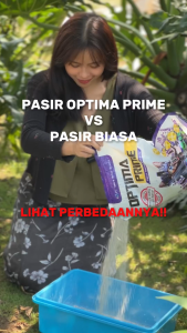 Pasir Kucing OPTIMA PRIME 25 Liter  | Pasir Gumpal Wangi Kotoran Kucing Pasir Kucing 25 Liter