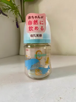 ✅มีสเกลออนซ์ML✅รุ่นใหม่ล่าสุด New Pigeon ขวดนมคอกว้างสีชาของแท้รุ่นชงนมบอกออนซ์ML ปลอดสาร BPA ขวดนม PPSU