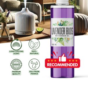 Aroma Bella LAVENDER BUDS Aromique Water Soluble Based Essential Oil Waterbased Humidifier Diffuser