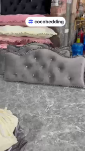 Gối tựa đầu giường gối trang trí phòng ngủ chuẩn kích thước 1m6/1m8/2m vải nỉ nhung