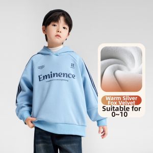 ZOSEE | Thickening Hooded Sweatshirt for Big Boys Winter