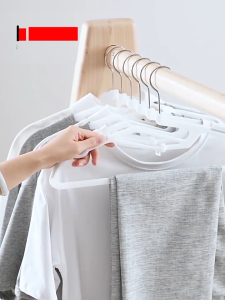 LOCAUPIN 5PCS Premium Rotatable Non-Slip Stainless Steel Hangers for Laundry and Drying