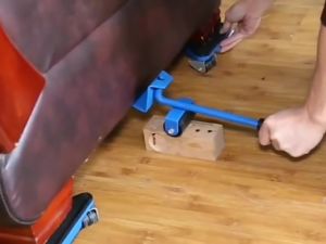 Heavy Duty Furniture Lifter Transport Tool Multifunctional Furniture Mover Set 4 Universal Wheel + 1 Wheel Bar Furniture Tool Set