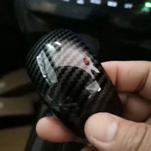 Perodua Myvi G3 Facelift 2018 - 2023 Gear Shift Knob Trim Carbon Fiber Interior Accessories 2019 2020 2021 2022 Gas Stove Knob Replacement Gas Stove Knobs Replacements - Lazada