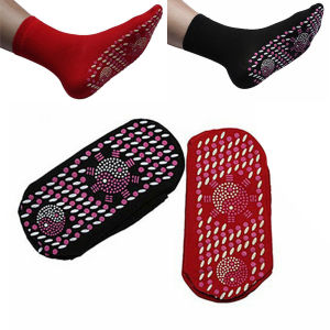 Calistouk Self-Heating Health Care Socks Tourmaline Magnetic Therapy Warm Foot Care Socks for Women Men