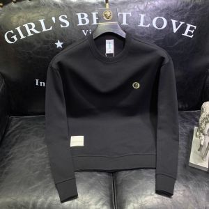 Men Letter Print Sweatshirt Autumn New Fashion Trendy Brand Silm round Neck Pullover Casual Bottoming Shirt Easiest for Match Handsome