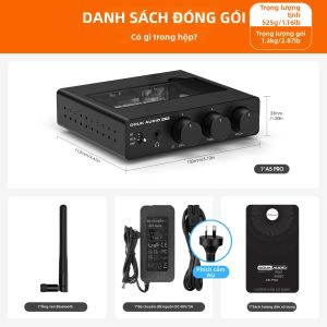 Douk Audio | Douk Audio A5 PRO TPA3255 48V Bộ Khuếch Đại Kỹ Thuật Số Bluetooth HiFi Class D Bộ Thu Âm Thanh Nổi Công Suất Đầu Ra 600W