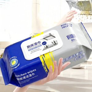 OUHUAGUAN | Grease Removing Disposable Wipes Kitchen Cleaning