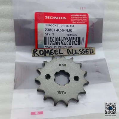 Gir Gear depan Honda CBR 150R NEW-OLD LED VERZA MEGAPRO SONIC 150R SUPRA GTR HONDA CS1 Size 14T 15T ASLI HONDA