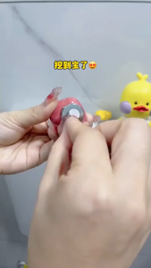 Toilet Love Touch Flush Button ✨ 复古马桶爱心按动神器 Butang Pembilas Tandas Berbentuk Hati Aksesori Tandas Butang Tekan Comel Toilet Tools Cute Decoration