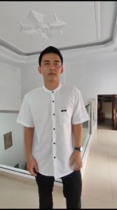 Baju Koko pria polos body slim fit bahan katun gramasi 100 terlaris