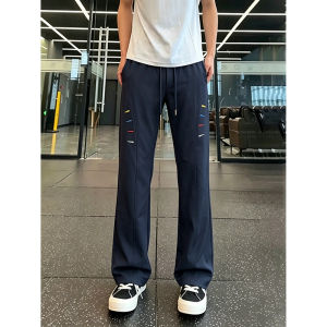 ZHUOCAN | Quần Dài Ôm Body Thấm Mồ Hôi Màu Đen