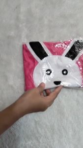 Jilbab Anak Karakter Kelinci Hijab Karet Belakang Gambar Rabbit Kerudung Instan Anak