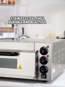 16-inch Electric Commercial Pizza Oven with Single/Double-Layer Design