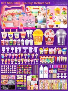 DIY Creative Cream Clay Stickers Set Toys