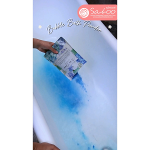 Saboo Thailand Bubble Bath Bomb Powder Floral Water Element 200g. | สบู่ ไทยแลนด์ บับเบิ้ล บาธ พาวเดอร์ ฟลอรัล วอเทอร์ เอลลิเมนท์ 200กรัม
