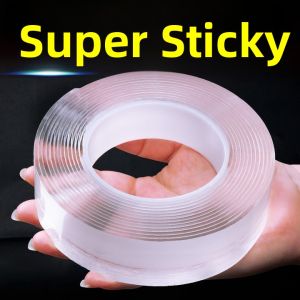 MONLEYTA | High Viscosity Double-Sided Nano Adhesive Tape German Quality Strong Fixation For Glass Wall Socket Traceless Waterproof Magic Glue