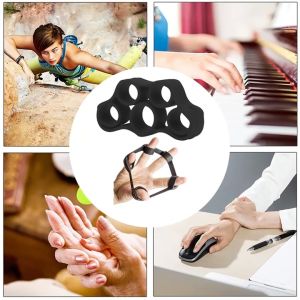 2pcs Finger Stretcher Hand Resistance Bands Silicone Finger Rehabilitation Exerciser for Arthritis Carpal Tunnel Exercise and Rock Climbing