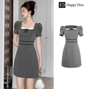 Happy Diva Womens Dresses Grey Dresses Polka Dot Dresses Casual Dresses Wedding Formal Party Dresses Elegant Dresses 61777