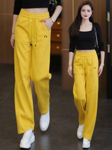 High Waist Wide Leg Knife Pants Womens Spring Autumn Loose Drapey Casual Sporty Banana Pants Straight Leg Sweatpants
