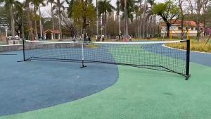 22 FT Net Pickleball Set Portabel Pickle Ball Net Dengan Tas Untuk Pickelball
